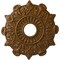 Ekena Millwork Preston Ceiling Medallion (Fits Canopies up to 4"), Hnd-Painted Smokey Topaz, 17 1/2"OD x 4"ID x 1"P CM17PRSTF - alternate 1